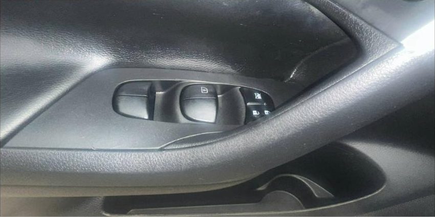 After interior detailing — Door & armrest — restored trim