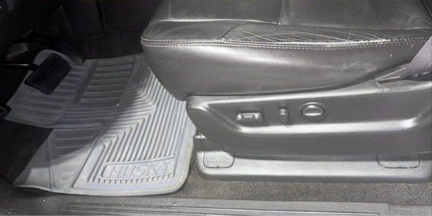 After interior detailing — Floor mats & carpet — mud and salt